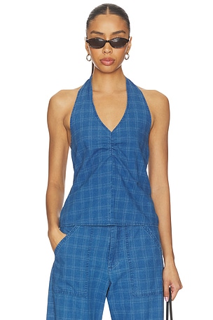 Cora Plaid Halter LNA