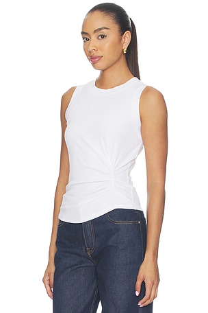LN/A camiseta de tirantes acaN/Alada con nudo clem en color blanco