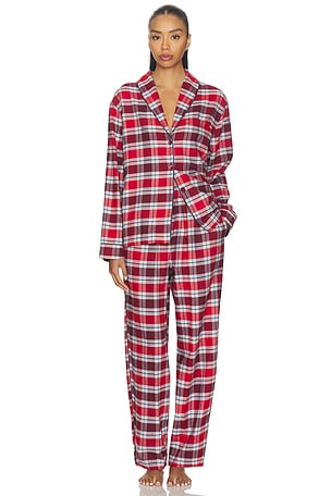 Brushed Flannel Pant Set LUNYA