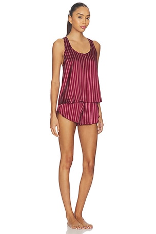 LUNYA Washable Silk Tulip Back Set in Burgundy,Pink