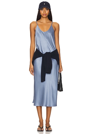 Washable Silk Bias Slip Dress LUNYA