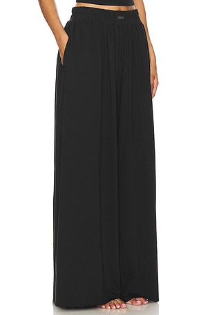 LUNYA PANTALON LARGE ORGANIC PIMA en Noir