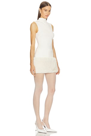LOBA Dianne Mini Dress in Ivory
