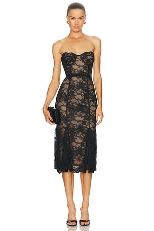 Lucienne Lace Midi Dress LOBA