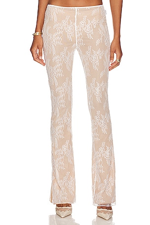Buy Free People Make A Statement Flare Pants By - Emerald Combo At 23% Off