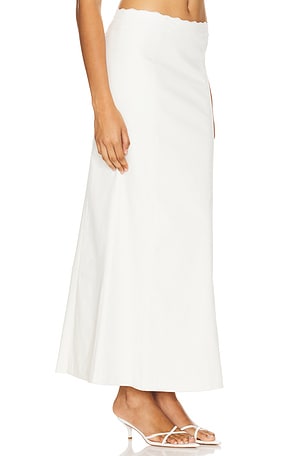 LOBA Lousada Skirt in Ivory. Size XL. Also