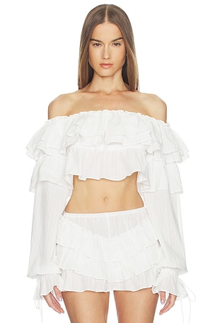 Iliana Ruffle Top LOBA