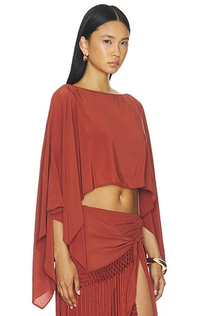 LOBA Saman Top in Red