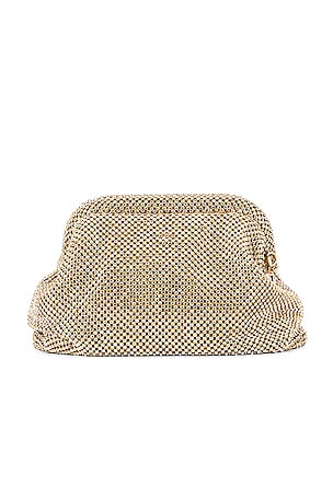 Loeffler Randall Doreen Frame Pouch in Metallic Gold