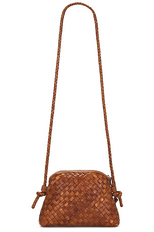 Loeffler Randall Marybeth Mini Woven Crossbody Bag in Brown