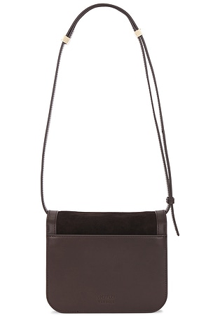 Loeffler Randall Desi Crossbody With Lock Hardware Bag in Brown