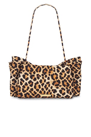 Loeffler Randall Valerie Bow Clutch in Brown