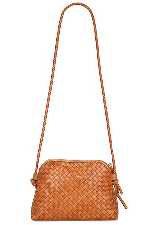 Loeffler Randall Mallory Woven Crossbody in Brown