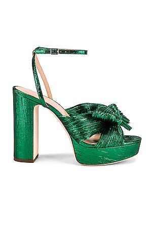 Natalia Pleated Knot Platform Loeffler Randall