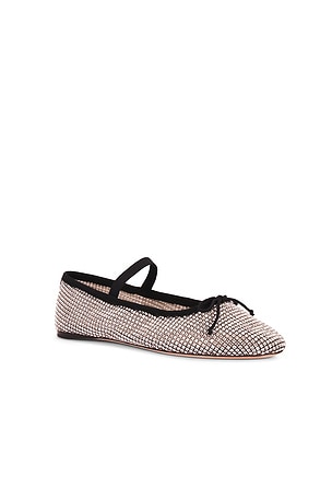 Loeffler Randall Leonie Ballet Flats in Metallic Neutral