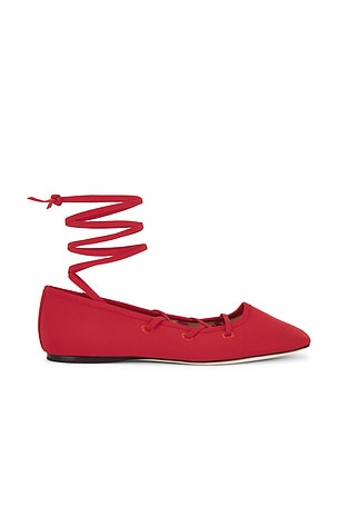 Louisa Lace Up Ballet Flat Loeffler Randall