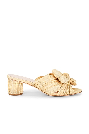 Emilia Pleated Knot Mule Loeffler Randall