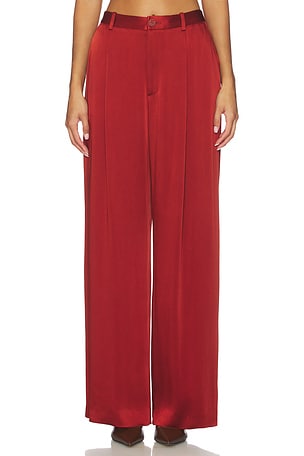 Satin Relaxed Pleated Pant Lapointe