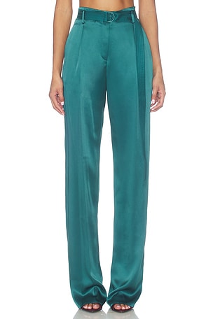 Satin Belted Pant LaPointe