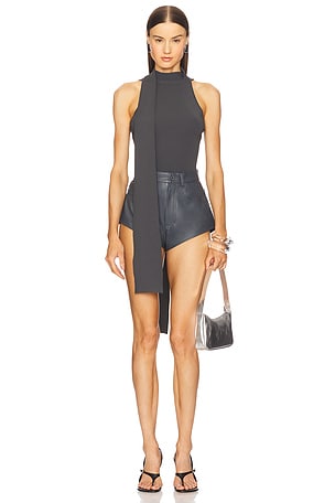 Matte Viscose Hater Neck Top Lapointe