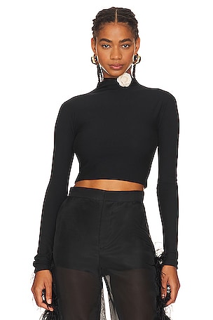Free People Super Crop Seamless Turtleneck Top – S.O.S Save Our Soles