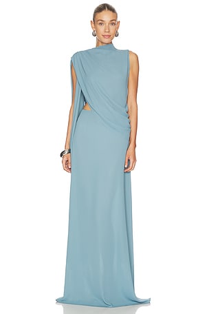 Draped Scarf Top Lapointe