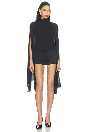 Georgette Cape Sleeve Top LaPointe