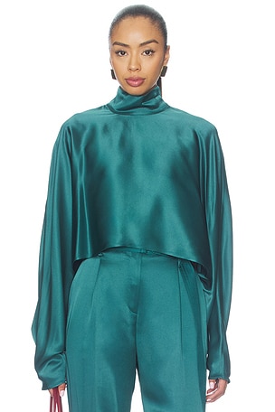 Satin Caftan Top LaPointe