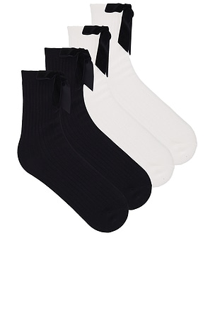 Angelina Bow Socks 2 Pack Lovers and Friends