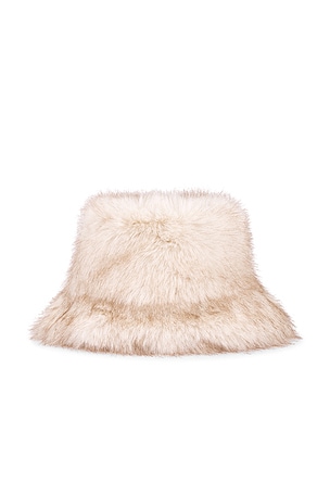 Perri Faux Fur Bucket Hat Lovers and Friends