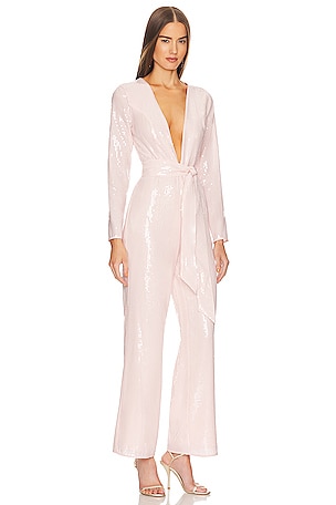 Lovers and Friends Leighton Jumpsuit in Blush