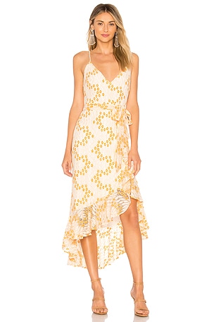 knee length dresses for ladies For Love & Lemons Bethany Midi Dress  Shop at the Mix