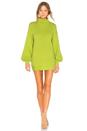 revolve green sweater dress Lovers and Friends Blaine Sweater Dress in Light Green