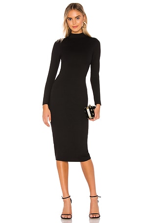 Lovers + Friends Rylan Midi Dress in deals Black small