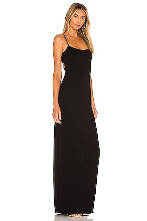 Lovers and Friends Karma Maxi Dress in Black