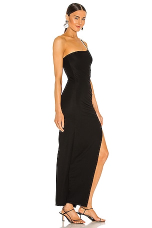 Lovers and Friends x Lindsi Lane Nami Maxi Dress in Black