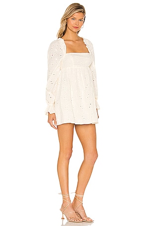 Lovers and Friends Devy Mini Dress in Ivory