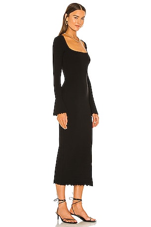 Lovers and Friends Belen Maxi Dress in Black