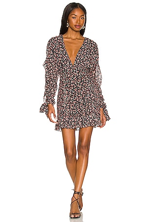 Karla Pink Ruffle Mini Dress – Beginning Boutique