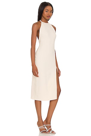 Lovers and Friends Stardust Midi Dress in Cream