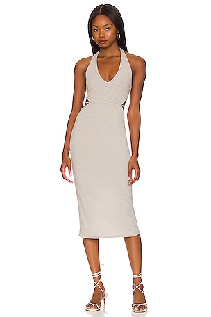 petal and pup women's farrow long sleeve midi dress Loeve Long Sleeve Midi Dress