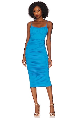 pom pom midi dress Abel & Lula Girls Bambula Midi Dress - Pom Poms