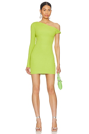 Lovers and Friends Daphne Mini Dress in Yellow Green | REVOLVE