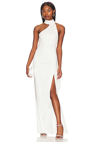 Lovers and Friends Odilia Gown in Blanc White | REVOLVE