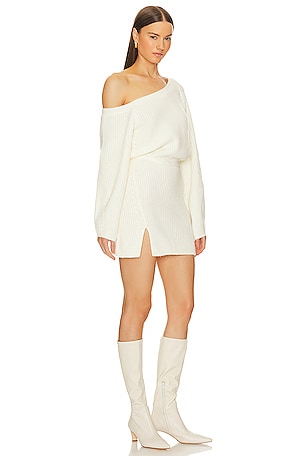 Lovers and Friends Makya Off Shoulder Dress in White