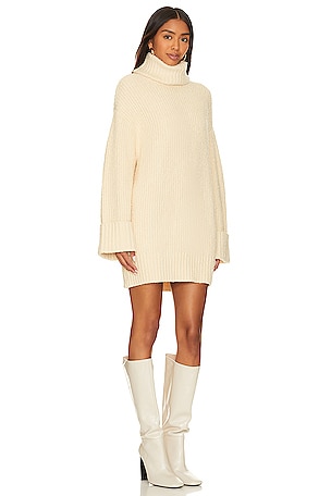 Lovers and Friends Braewyn Sweater Dress in Cream