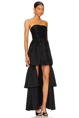 Lovers and Friends Michie Maxi Dress in Black