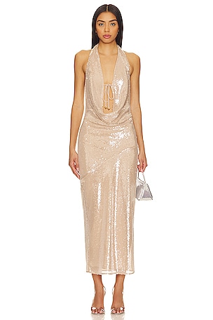 Stevie Sequin Midi Dress Lovers and Friends