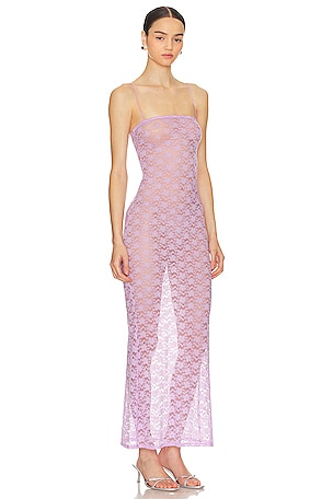 Lovers and Friends Lia Sheer Gown in Lavender