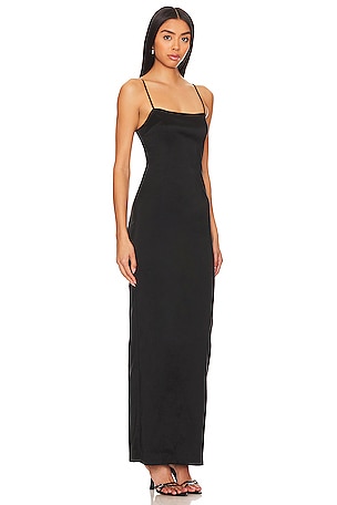 Lovers and Friends Ricky Maxi Dress in Black